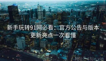 新手玩转91网必看：官方公告与版本更新亮点一次看懂