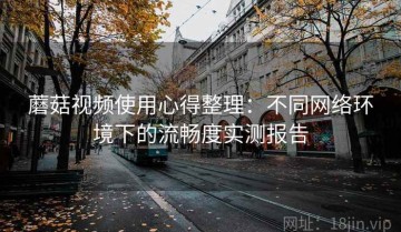 蘑菇视频使用心得整理：不同网络环境下的流畅度实测报告