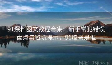 91爆料图文教程合集：新手常犯错误盘点与避坑提示，91爆哥是谁