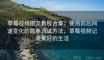草莓视频图文教程合集：使用前后网速变化的简单测试方法，草莓视频记录美好的生活