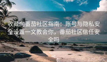 收藏向番茄社区指南：账号与隐私安全设置一文教会你，番茄社区信任安全吗