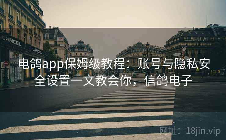 电鸽app保姆级教程:账号与隐私安全设置一文教会你,信鸽电子 电鸽app保姆级教程:账号与隐私安全设置一文教会你,信鸽电子