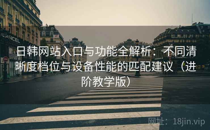 日韩网站入口与功能全解析：不同清晰度档位与设备性能的匹配建议（进阶教学版）