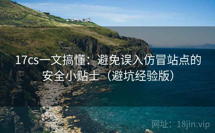 17cs一文搞懂：避免误入仿冒站点的安全小贴士（避坑经验版）
