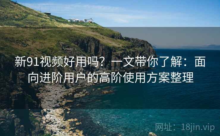 新91视频好用吗?一文带你了解:面向进阶用户的高阶使用方案整理 新91视频好用吗?一文带你了解:面向进阶用户的高阶使用方案整理