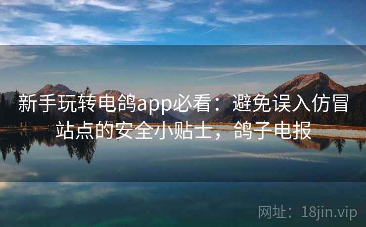 新手玩转电鸽app必看:避免误入仿冒站点的安全小贴士,鸽子电报 新手玩转电鸽app必看:避免误入仿冒站点的安全小贴士,鸽子电报